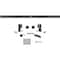 Ekena Millwork Premium J-Top Mount Barn Door Hardware Set w/ 4' Track for 1 3/8" to 2 1/4" Doors, Silver Metallic GB60010H4SM - alternate 3